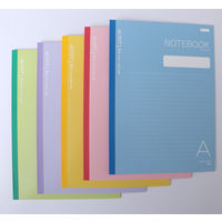 サンフレイムジャパン B5きれいにまとまるノート 5冊5色 A罫 500-2732 1セット(25冊:5冊×5)（直送品）