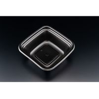 正角丼 本体 黒　300枚(50×6) RHDT821　リスパック（直送品）