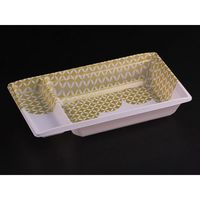 饗庵3 中皿2 かなまち金　900枚(50×18) RHHL335　リスパック（直送品）