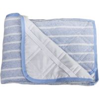 iiもの本舗 シンカーパイル 敷パッド シングル ストライプブルー 4589596693675 1セット(3枚)