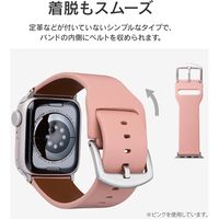 Apple Watch Series 1/2/3/4/5/SE/6/7 (38/40/41mm) PUレザーバンド Vahane ホワイト（直送品）