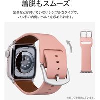 MSソリューションズ Apple Watch (38/40/41mm) PUレザーバンドライトベージュ LP-AW41BLBG 1個