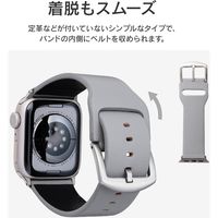 Apple Watch Series 1/2/3/4/5/SE/6/7 (38/40/41mm) PUレザーバンド Vahane グレー（直送品）