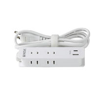 延長コード 電源タップ 1m 4個口 USB-A/Type-Cポート INOVA タプマイト PD20W 3R-TAC06PDWT