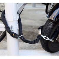 防犯チェインロック IB-146 チェーン径6mm用 1個 和気産業