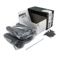 和気産業 WAKI 自由丁番 〈黒〉 BKー475 76mm 1セット(4個:2個×2セット)（直送品）