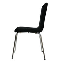 【軒先渡し】リーフジャパン ニューソフトチェア ブラック 1脚（直送品）