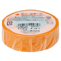 ニチバン ビニールテープ 幅19mm×長さ10m 橙 VT-1913 1セット（10巻入）