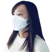 重光商事 接触冷感　四層立体型不織布マスク　白　30枚入箱×10箱（300枚） JJMASK-3D-COOL-300（直送品）