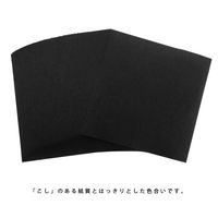 エヒメ紙工 両面同色おりがみ 単色 くろ 15cm ESC-12 1冊（100枚）