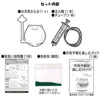 ノルコーポレーション 遊んで学べる科学おもちゃ 晴雨予報グラス ザ・フロッグ ウェザーリポーター　2セット（直送品）