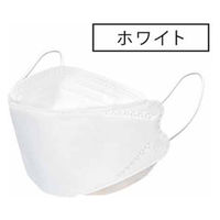 ヒロ・コーポレーション 3D立体構造 4層不織布マスク 男女兼用 ふつうサイズ 個包装 ホワイト 000000038451 1セット(30枚×10箱)