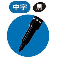レモン 油性マーカー 中字 3本入×10パック 黒 887056x10SET 1箱