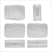 TTC 水に強いクリアポーチ 23×16×7cm クリア CP-04 1個