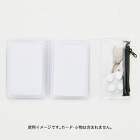 ダイゴー isshoni. カードファイル PVC クリア ブルー N1915 1冊（直送品）