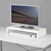 サンワサプライ 机上液晶モニタスタンド(W595mm・ホワイト) MR-LC101WN 1個（直送品）