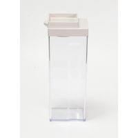 リバティーコーポレーション スクエア ウォーター ピッチャー 縦置き 横置き 1.8L ワームグレー LD-315 4571151223151 1個