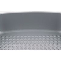 ベストコ IH グリルパン ガラス蓋付 スタンド式 フタ 26cm グレー ND-1365 ヘルシーエンボス ファインセラミック（直送品）