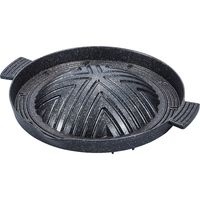 ベストコ 直火 軽量 ジンギスカン プレート カロリーオフ 28cm ND-4860 マーブルダイヤモンドコート 4975970257791 1個