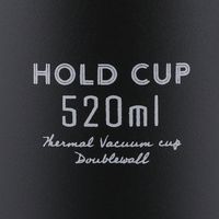 ベストコ 缶ホルダー タンブラー 保冷 ジョッキ ビール 520ml ブラック NQ-0008 HOLD CUP パール金属（直送品）