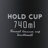 ベストコ 缶ホルダー タンブラー 保冷 ジョッキ ビール 740ml ブラック NQ-0010 HOLD CUP パール金属（直送品）