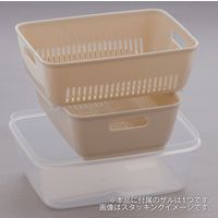 ベストコ 抗菌 抗ウイルス 保存容器 レンジ容器 800ml ワームグレー MA-3219 ザルパック 4988562000347 1個（直送品）