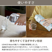 【水・ミネラルウォーター】【紙パック】LOHACO Water 1L 1セット（12本：6本入×2箱） オリジナル
