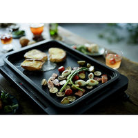 アイリスオーヤマ ホットプレート 左右温度調整 1枚 WHP-011-B(509381) 1台