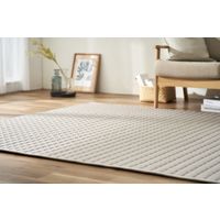 アイリスオーヤマ 杢天竺キルトラグ ベージュ ORG-M1824 1枚