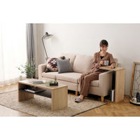 アイリスオーヤマ リビングテーブル ライトナチュラル LTB-890W 1台