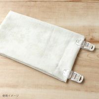 マーゼンプロダクツ NBK フィッシュクリップ 100個 クリア×白 AMF1-I-100 1パック