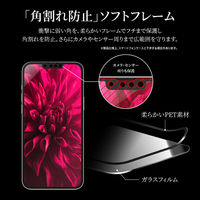 iPhone 14 Plus/13 Pro Max ガラスフィルム GLASS PREMIUM FILM 全画面保護 ソフトフレーム スーパークリア（直送品）