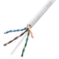 サンワサプライ CAT5eUTP単線ケーブルのみ（ホワイト・100m） KB-C5L-CB100WN 1個（直送品）