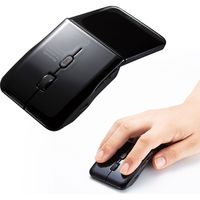 サンワサプライ 静音Bluetooth5.0 IR LEDマウス(5ボタン・静音) MA-BTIR1165BK 1個