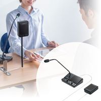 サンワサプライ 窓口業務マイクシステム MM-MCIP02 1個