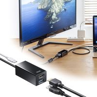サンワサプライ USB Type-Cハブ付き HDMI変換アダプタ USB-3TCH35BK 1個