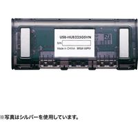 USBハブ　USB2.0　USB2.0×4　USBポート　USB-HUB226GBKN　サンワサプライ　1個（直送品）