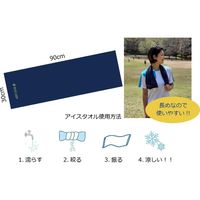 SOPIC BUGOFF アイスタオル(虫よけ・冷却・UV) ミント BO2003ーF 1枚（直送品）