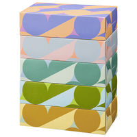 ティッシュペーパー 150組（5箱入）×1パック オリジナルティッシュ スマートコンパクトS PEFC認証紙 1パック（5箱入） ア  オリジナル（わけあり品）