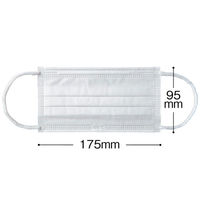 川西工業 耳にやさしい やわらかいマスクDX レギュラー 50枚入 AK7133R 1箱（50枚入） オリジナル  オリジナル（わけあり品）