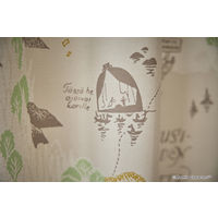 スミノエ ムーミン 遮光カーテン ムーミン谷の地図 100×135cm アイボリー 4549781277325 1枚