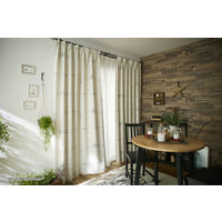 スミノエ ムーミン 遮光カーテン デニムボーダー 100×135cm アイボリー 4549781277448 1枚