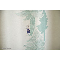 スミノエ ムーミン 遮光カーテン プート 100×200cm ライトブルーグリーン 4549781277554 1枚