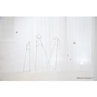 スミノエ MOOMIN ムーミン レースカーテン タケウマボイル 1000×1330mm ホワイト 1枚（直送品）