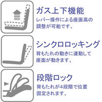 藤沢工業 TOKIO オフィスチェア ブラック OCV21SA BKBORDER 1脚（取寄品）