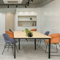 藤沢工業 TOKIO リフレッシュチェア オレンジ RCR21A DG 1セット(2脚入)（取寄品）