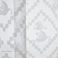 スミノエ MOOMIN セミオーダー レースカーテン ヒシガタ 1900×2140mm ホワイト １セット(2枚入)（直送品）