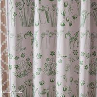 スミノエ MOOMIN セミオーダー カーテン ハイドアンドシーク 1900×1800mm ピンク １セット(2枚入)（直送品）