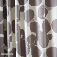 スミノエ MOOMIN セミオーダー カーテン ロックパターン 2600×1000mm ダークグレー １セット(2枚入)（直送品）