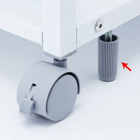 サンワサプライ アジャスター（プリンタ台/スタンド/ラック用） LPS-AD1 1セット（4個入）（直送品）